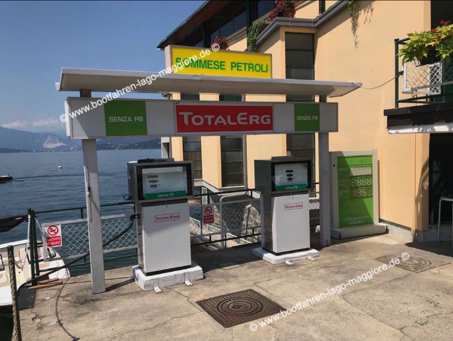 Seetankstellen am Lago Maggiore
